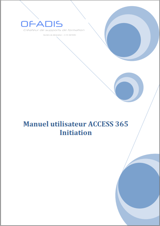 Access 365 initiation