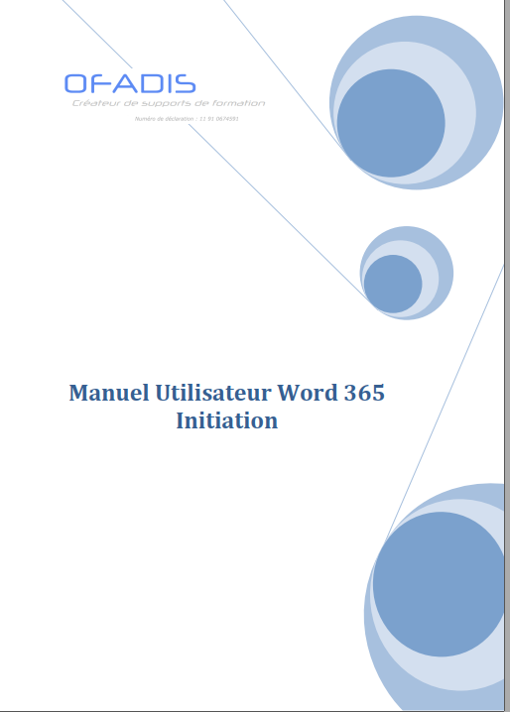 Manuel Word 365 Initiation